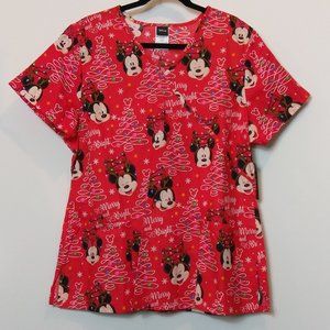 Merry and Bright!!! Mickey Mouse Christmas Scrubs